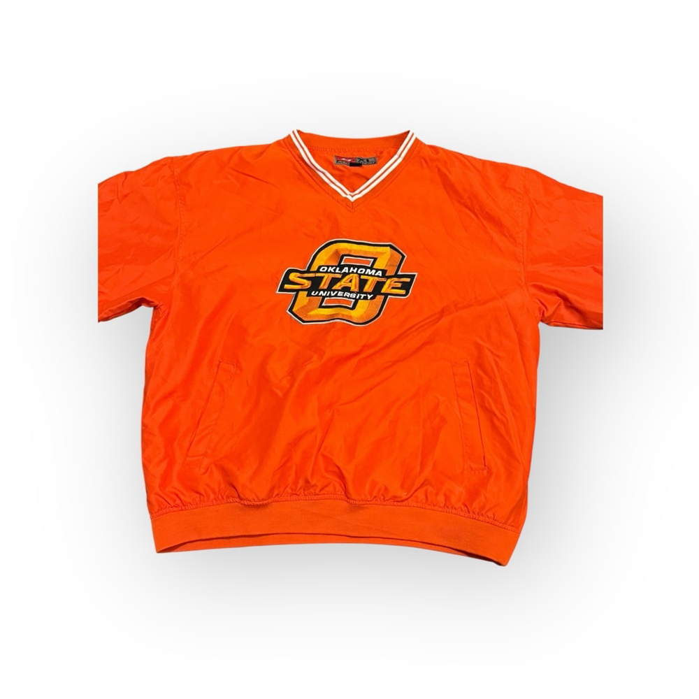 Vtg Y2K Pro Player Men’s Oklahoma State OSU Lined Windbreaker Embroidered Sz XL​ - Picture 4 of 9